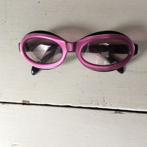 90s Vintage Pink retro sunglasses.